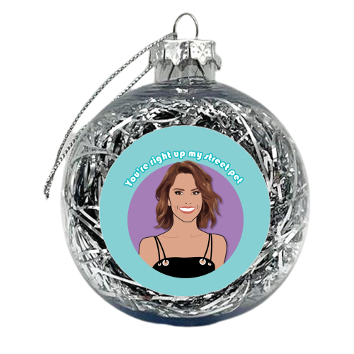 Cheryl - xmas bauble by Lizzie Barber