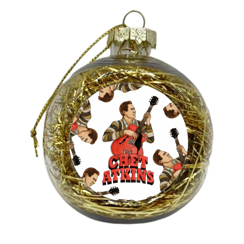 Chet Atkins - xmas bauble by Daniel Cash