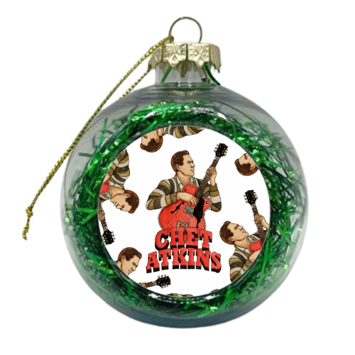 Chet Atkins - xmas bauble by Daniel Cash