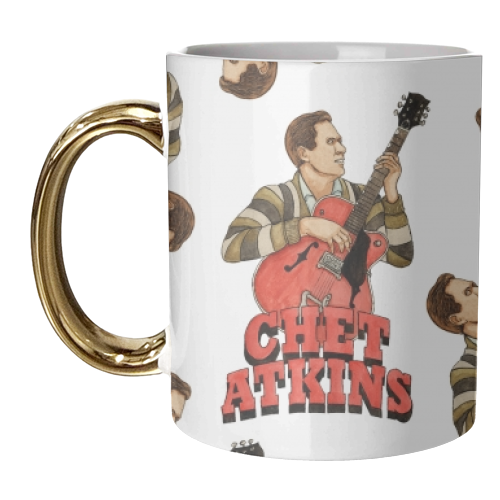 Chet Atkins - unique mug by Daniel Cash