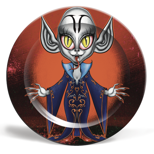 Chibi Nosferatu - ceramic dinner plate by ARTECCO