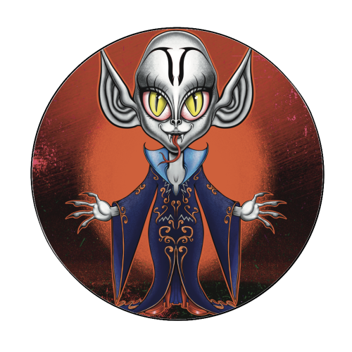 Chibi Nosferatu - Circle Sticker by ARTECCO