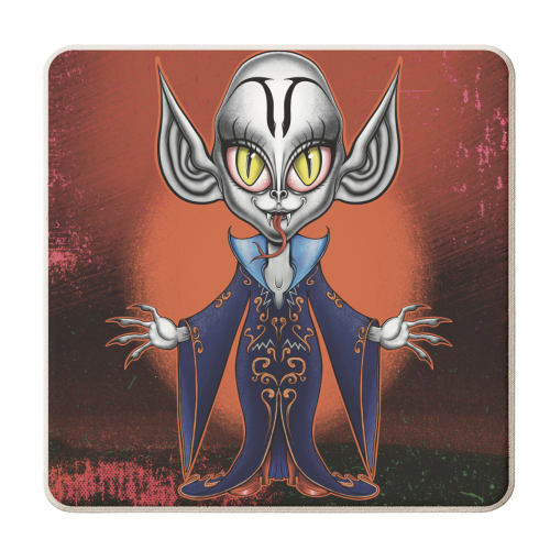 Chibi Nosferatu - personalised beer coaster by ARTECCO