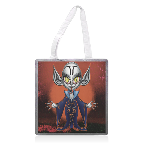 Chibi Nosferatu - printed canvas tote bag by ARTECCO