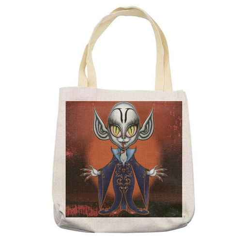 Chibi Nosferatu - printed canvas tote bag by ARTECCO
