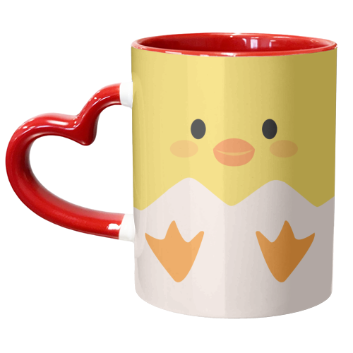 Chick - unique mug by Lilly Rose