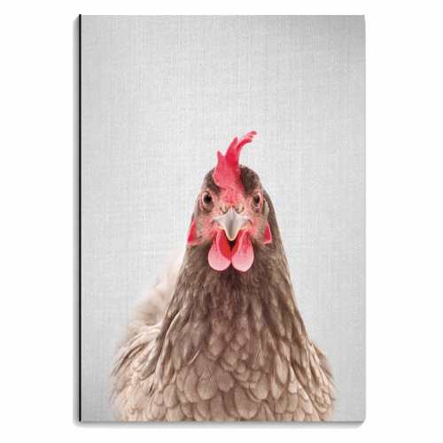 Chicken - Colorful - personalised A4, A5, A6 notebook by Gal Design