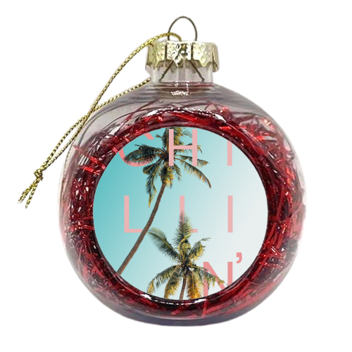 Chillin' - xmas bauble by Uma Prabhakar Gokhale