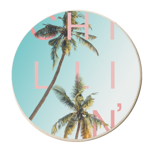 Chillin' - personalised beer coaster by Uma Prabhakar Gokhale