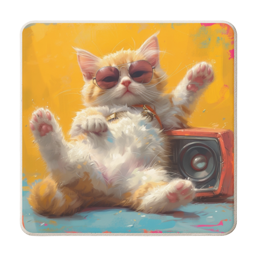 Chillin vibes - personalised beer coaster by DejaReve