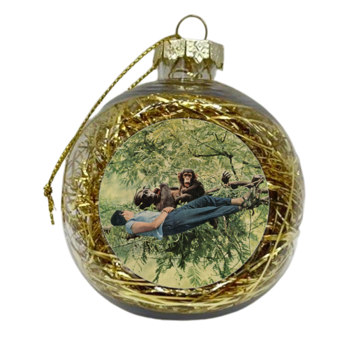Chilling with the relatives - xmas bauble by Maya Land