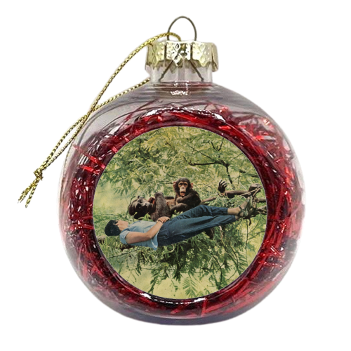Chilling with the relatives - xmas bauble by Maya Land