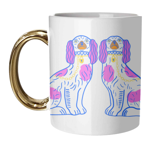 China Dogs Illustration - unique mug by Adam Regester