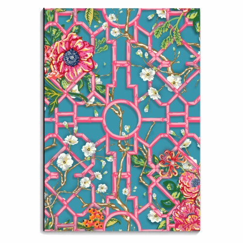 Chinoiserie Brights - personalised A4, A5, A6 notebook by Draper & Harlow