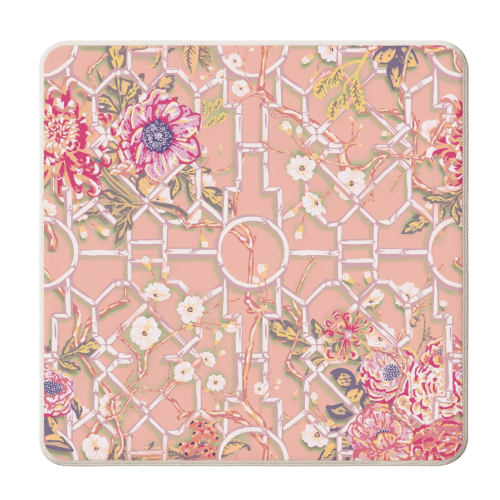 Chinoiserie Pastels - personalised beer coaster by Draper & Harlow
