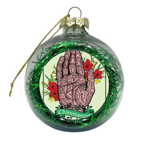 Chiromancer / Palm Reader Fortune Teller - xmas bauble by InspiredImages