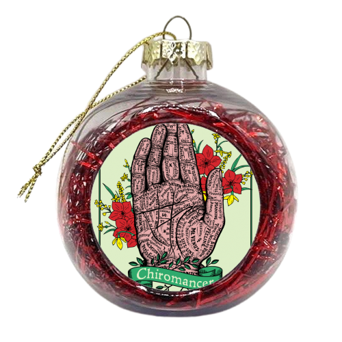 Chiromancer / Palm Reader Fortune Teller - xmas bauble by InspiredImages
