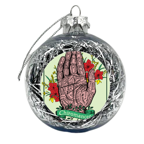 Chiromancer / Palm Reader Fortune Teller - xmas bauble by InspiredImages
