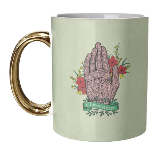 Chiromancer / Palm Reader Fortune Teller - unique mug by InspiredImages