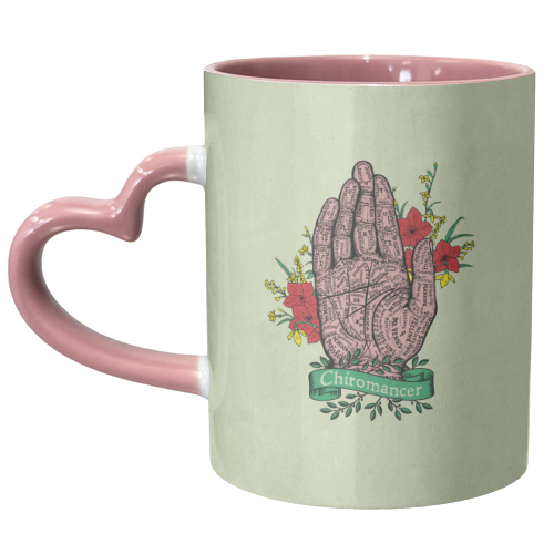 Chiromancer / Palm Reader Fortune Teller - unique mug by InspiredImages