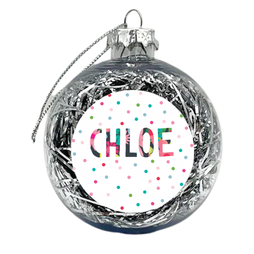 Chloe - xmas bauble by The Boy and the Bear