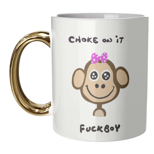 Choke On It - unique mug by David Black