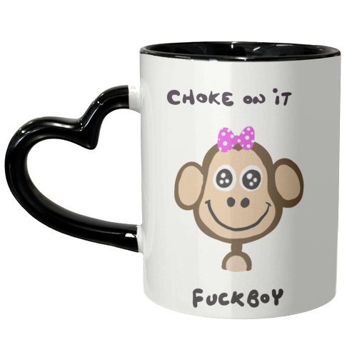 Choke On It - unique mug by David Black