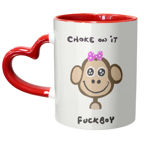 Choke On It - unique mug by David Black