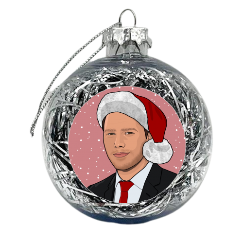 Chris Pratt star lord CHRISmas print - xmas bauble by The Girl Next Draw