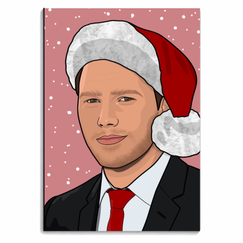 Chris Pratt star lord CHRISmas print - personalised A4, A5, A6 notebook by The Girl Next Draw