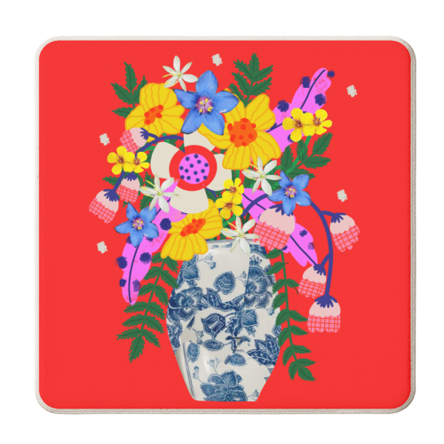 CHRISTINE - personalised beer coaster by Nichola Cowdery