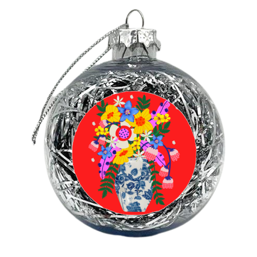 CHRISTINE - xmas bauble by Nichola Cowdery