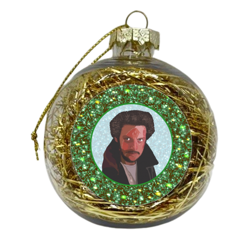 CHRISTMAS BADDIES - xmas bauble by Wallace Elizabeth