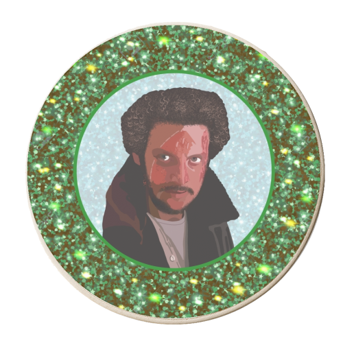 CHRISTMAS BADDIES - personalised beer coaster by Wallace Elizabeth