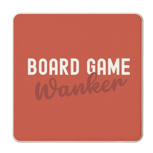 Christmas Board Game Wanker - personalised beer coaster by Giddy Kipper