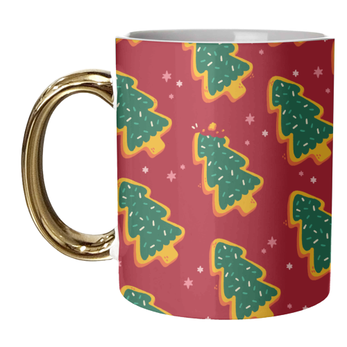Christmas cookie - unique mug by Matt Joyce