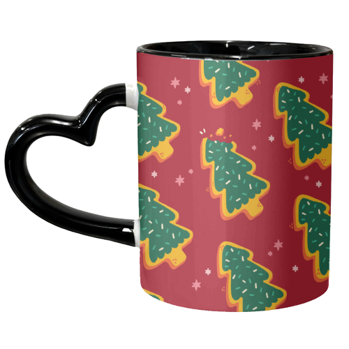 Christmas cookie - unique mug by Matt Joyce
