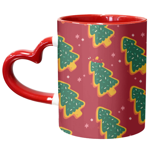 Christmas cookie - unique mug by Matt Joyce