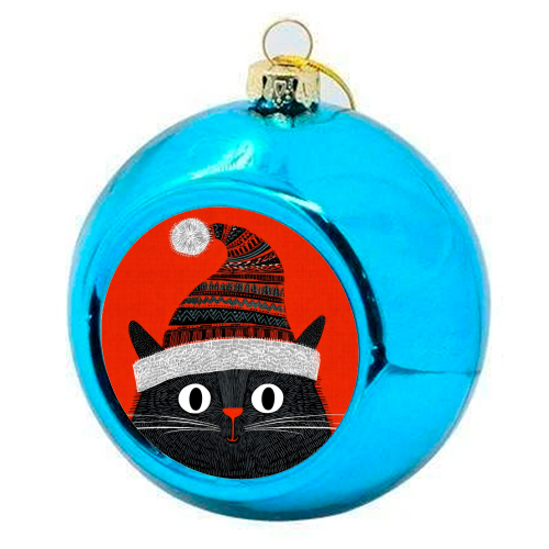 Christmas Cutie - colourful christmas bauble by DejaReve