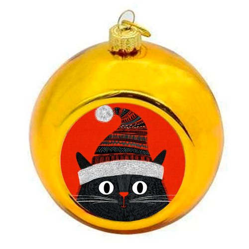 Christmas Cutie - colourful christmas bauble by DejaReve
