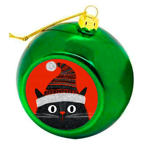 Christmas Cutie - colourful christmas bauble by DejaReve