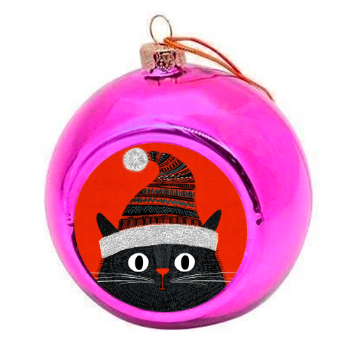 Christmas Cutie - colourful christmas bauble by DejaReve