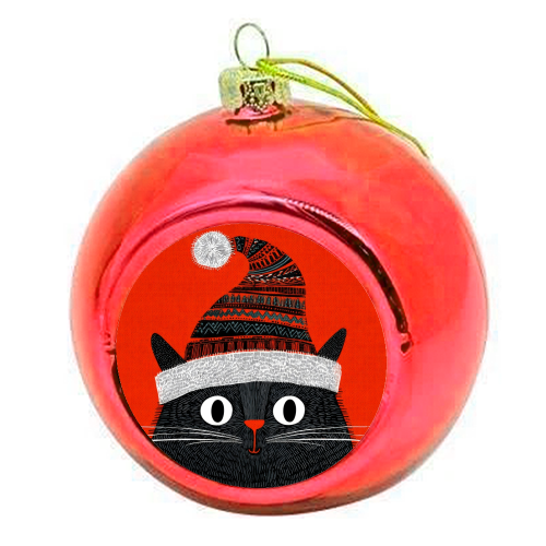 Christmas Cutie - colourful christmas bauble by DejaReve