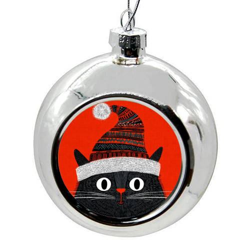 Christmas Cutie - colourful christmas bauble by DejaReve