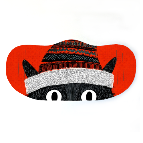 Christmas Cutie - face cover mask by DejaReve