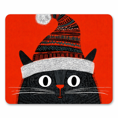 Christmas Cutie - mouse mat by DejaReve