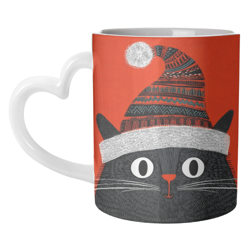 Christmas Cutie - unique mug by DejaReve