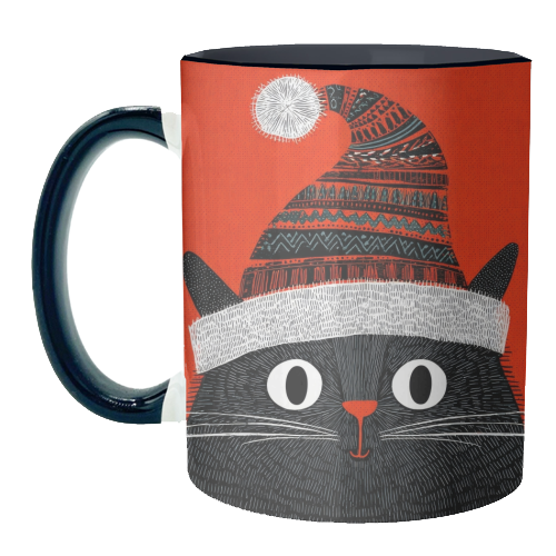 Christmas Cutie - unique mug by DejaReve