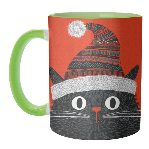 Christmas Cutie - unique mug by DejaReve