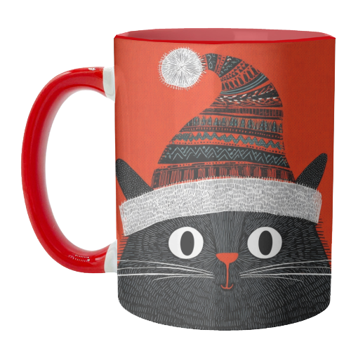 Christmas Cutie - unique mug by DejaReve